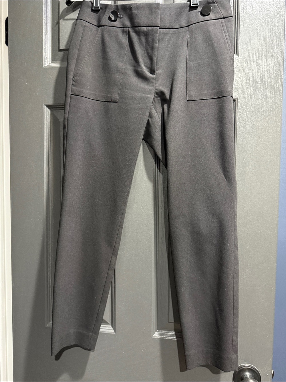 LOFT Women's Gray Skinny Ankle Pants
